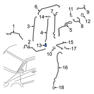 Mercedes-Benz OE - A/C Refrigerant Line O-Ring