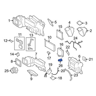 Mercedes-Benz OE - Front HVAC Blower Motor Resistor
