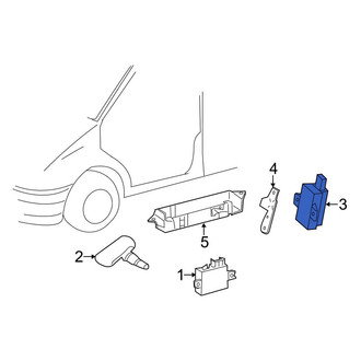Mercedes-Benz OE - Tire Pressure Monitoring System (TPMS) Antenna