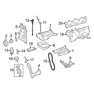 Mercedes-Benz OE - Engine Oil Dipstick
