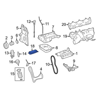 Mercedes-Benz OE - Engine Oil Cooler