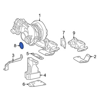 Mercedes-Benz OE - Turbocharger Gasket