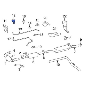 Mercedes-Benz OE - Exhaust Backpressure Sensor