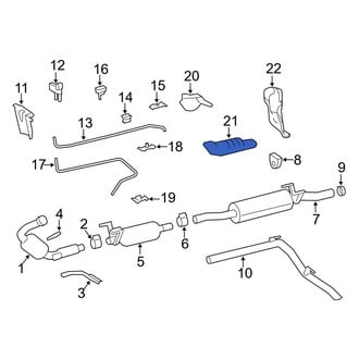 Mercedes-Benz OE - Center Floor Pan Splash Shield