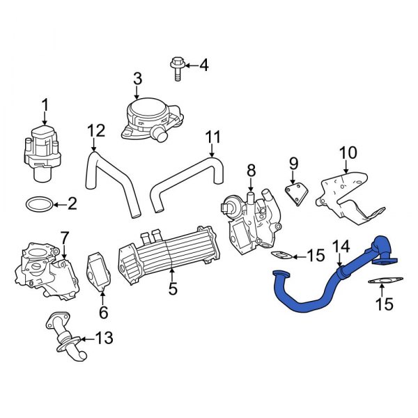 Exhaust Gas Recirculation (EGR) Tube