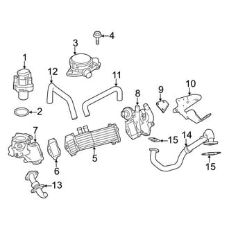 Mercedes-Benz OE - Emission System - Emission Components (EGR Valve & Related Components)