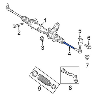 Mercedes-Benz OE - Inner Steering Tie Rod End