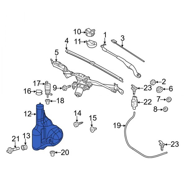 Washer Fluid Reservoir