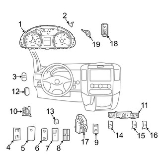 Mercedes-Benz OE - Instrument Panel - Cluster & Switches