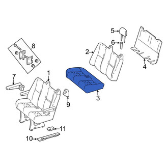 Mercedes-Benz OE - Rear Seat Cushion Foam