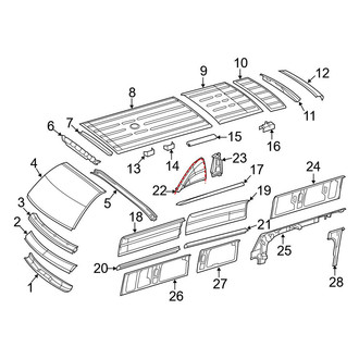 Mercedes-Benz OE - Roof & Components (High Roof)