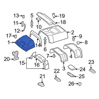 Mercedes-Benz OE - Front Headliner