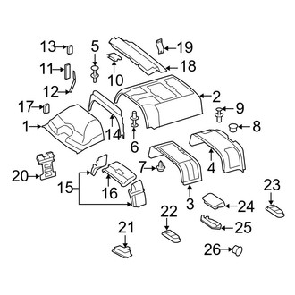 Mercedes-Benz OE - Roof - Interior Trim (High Roof)