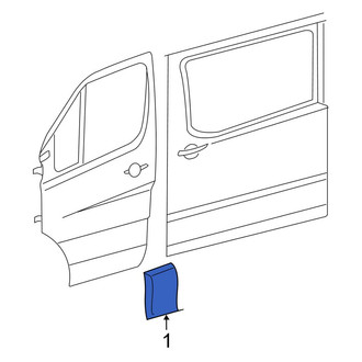 Mercedes-Benz OE - Left Rocker Panel Guard