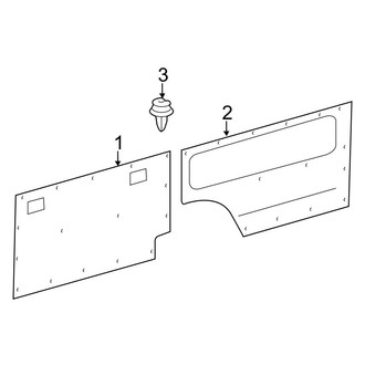 Mercedes-Benz OE - Side Panel - Interior Trim (Passenger Side)
