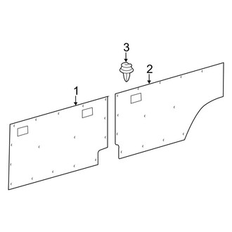 Mercedes-Benz OE - Side Panel - Interior Trim (Driver Side)