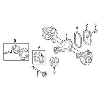 Mercedes-Benz OE - Rear Suspension - Axle & Differential (Extended Cargo Van / Standard Cargo Van)