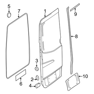 Mercedes-Benz OE - Rear Loading Door - Door & Components