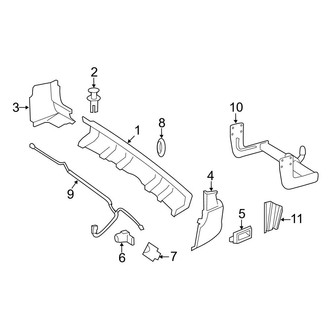 Mercedes-Benz OE - Rear Bumper - Bumper & Components