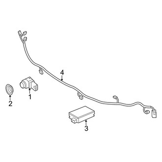 Mercedes-Benz OE - Front Bumper - Bumper & Components (Electrical Components), (Extended Cargo Van / Standard Cargo Van / Standard Passenger Van)