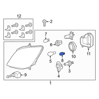 Mercedes-Benz OE - Front Daytime Running Light Bulb