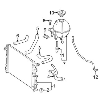 Mercedes-Benz OE - Cooling - Radiator & Components (Extended Cargo Van / Standard Cargo Van 2.1L)