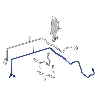 Mercedes-Benz OE - Automatic Transmission Oil Cooler Hose Assembly