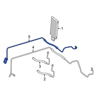 Mercedes-Benz OE - Automatic Transmission Oil Cooler Hose Assembly