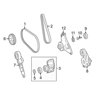 Mercedes-Benz OE - Cooling - Belts & Pulleys (3.0L)