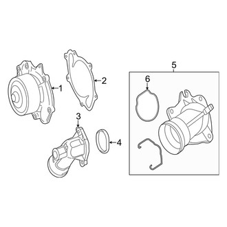 Mercedes-Benz OE - Cooling - Water Pump