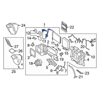 Mercedes-Benz OE - HVAC Heater Hose