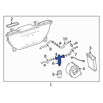 Mercedes-Benz OE - Rear HVAC Heater Control Valve