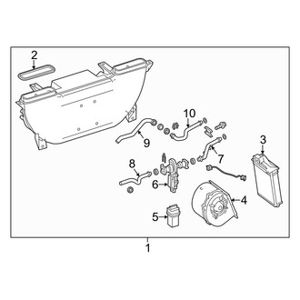 Mercedes-Benz OE - Air Conditioner & Heater - Auxiliary Heater (Front)