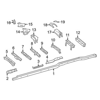Mercedes-Benz OE - Frame & Components (Extended Cargo Van / Standard Cargo Van)