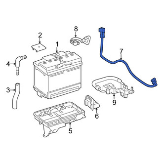 Mercedes-Benz OE - Battery Cable