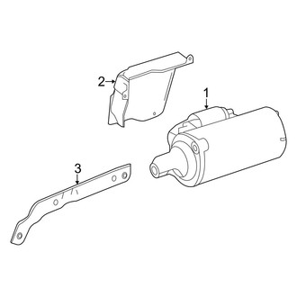 Mercedes-Benz OE - Electrical - Starter (Extended Cargo Van / Standard Cargo Van / Standard Passenger Van 2.1L)