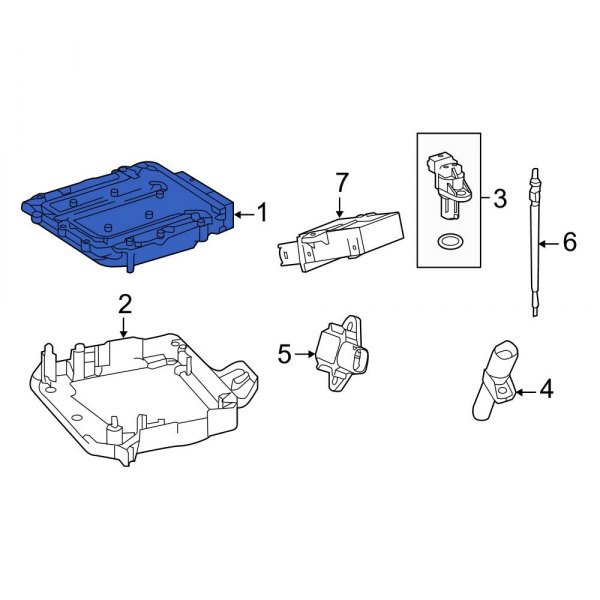 MercedesBenz OE 642900710080 Engine Control Module (ECM)
