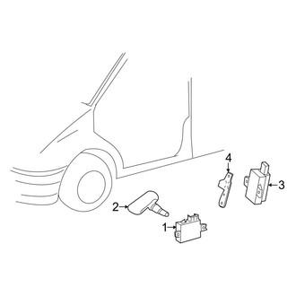 Mercedes-Benz OE - Electrical - Tire Pressure Monitor Components