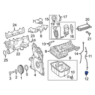 Mercedes-Benz OE - Upper Engine Oil Dipstick Tube Seal