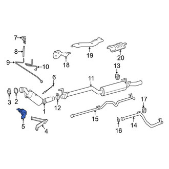 Mercedes-Benz OE - Upper Catalytic Converter Bracket