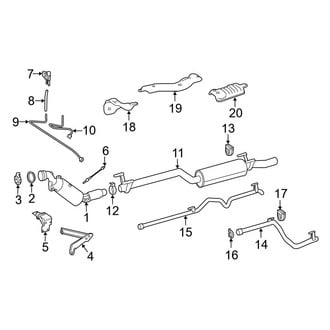 Mercedes-Benz OE - Exhaust System - Exhaust Components (2.1L)