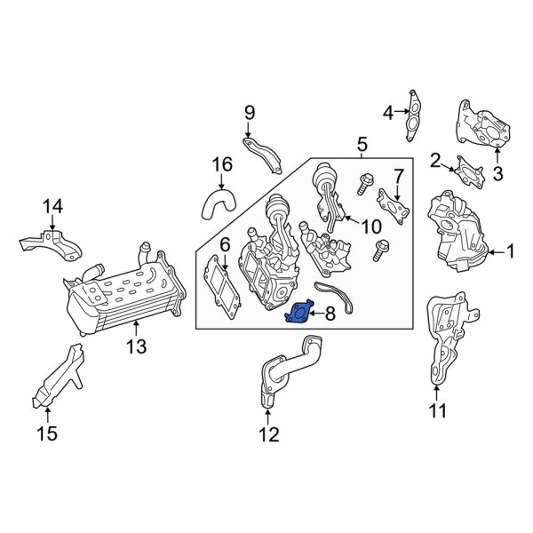 Exhaust Gas Recirculation (EGR) Tube Gasket