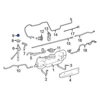 Mercedes-Benz OE - Diesel Exhaust Fluid (DEF) Filler Pipe Cap