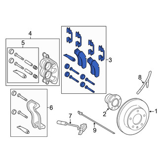 Mercedes-Benz OE - Front Disc Brake Pad Set