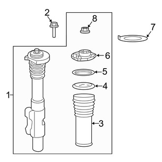 Mercedes-Benz OE - Front Suspension - Struts & Components (4WD)