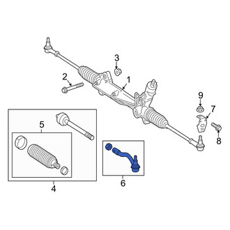Mercedes-Benz OE - Inner Steering Tie Rod End