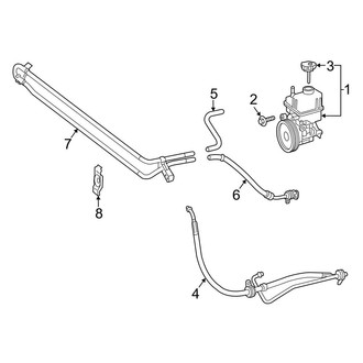 Mercedes-Benz OE - Steering Gear & Linkage - Pump & Hoses (2.1L)
