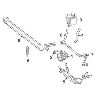 Mercedes-Benz OE - Steering Gear & Linkage - Pump & Hoses (3.0L)