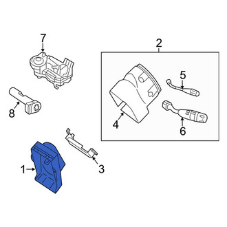 Mercedes-Benz OE - Upper Steering Column Cover