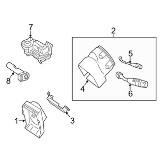 Mercedes-Benz OE - Steering Column - Shroud, Switches & Levers (Extended Cargo Van / Standard Cargo Van)